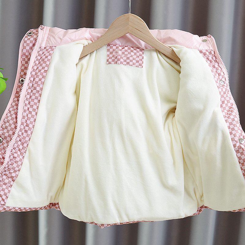 Áo Khoác cotton Nhung cotton Thời Trang Mùa Đông 2022 Cho Bé Gái mi