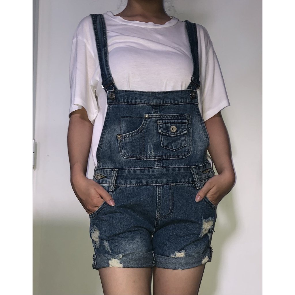Yếm jeans short