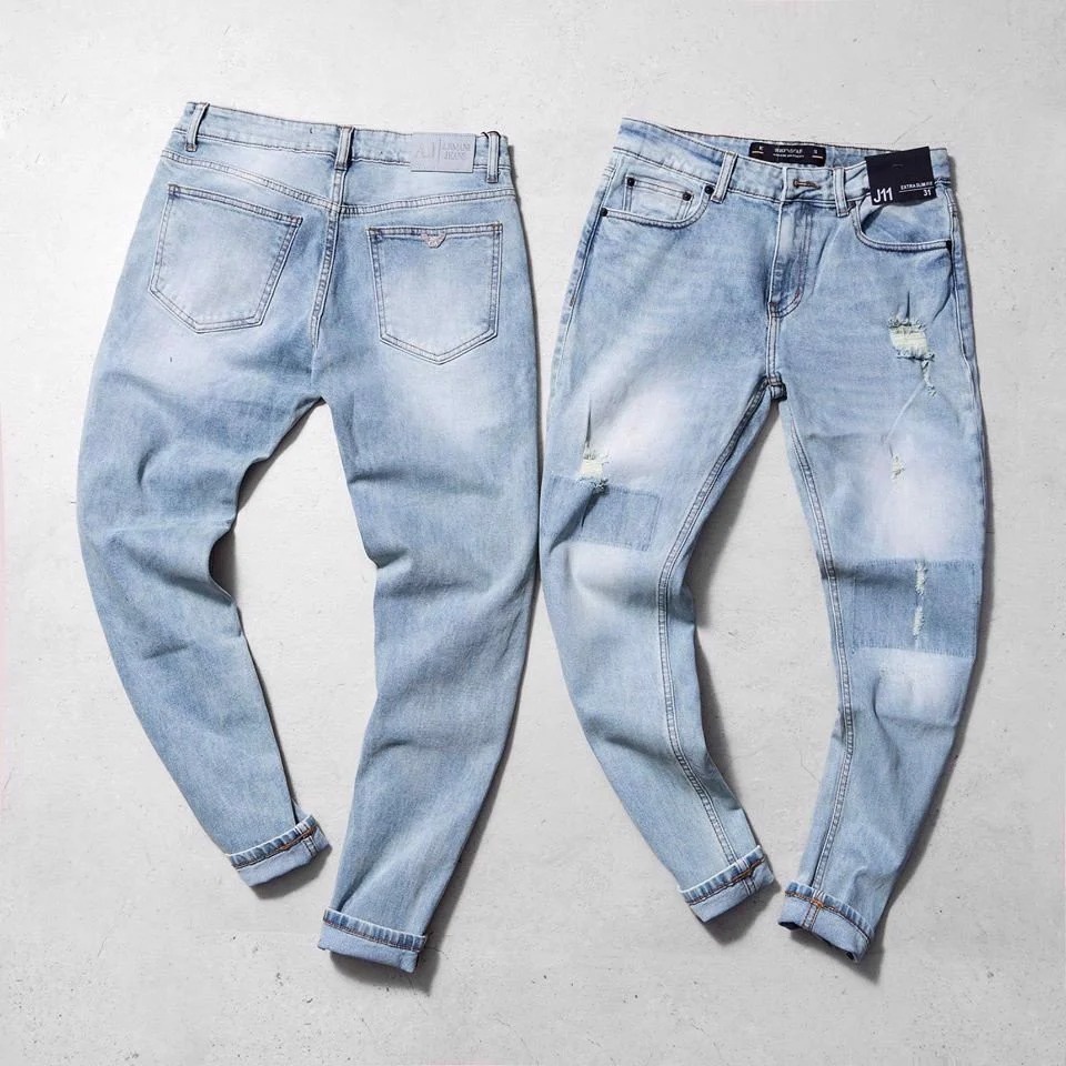 Quần Jeans EA Mài Rách Độc Lạ - Katus Store QJ00081