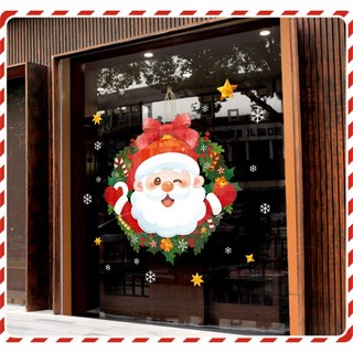 Decal trang trí Noel - Vòng nguyệt quế nhỏ