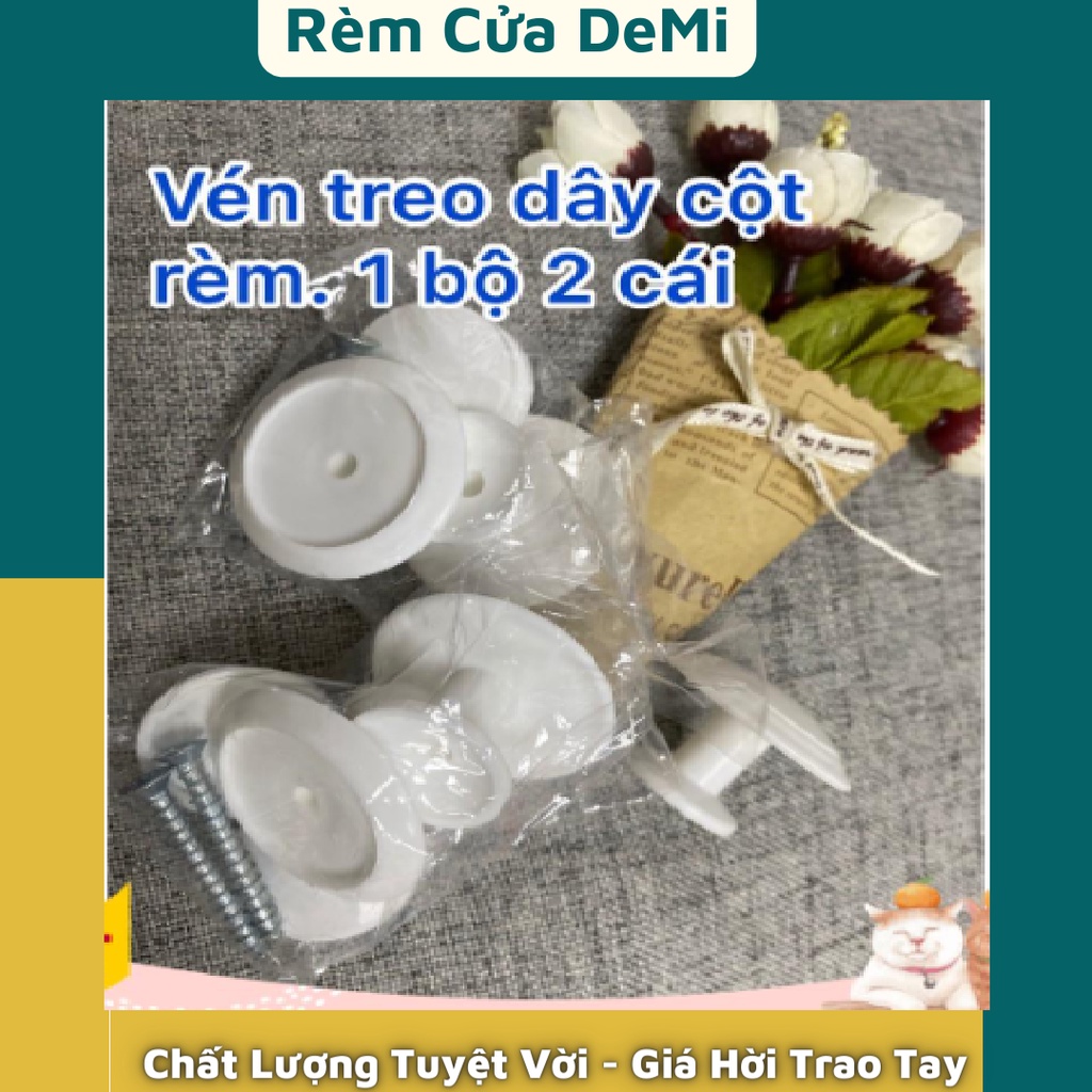 Núm vén treo dây cột rèm 8k/cặp