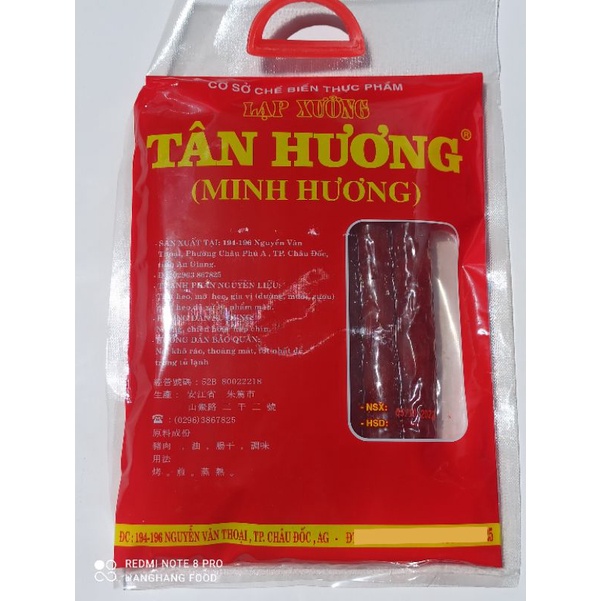 Lạp xưởng TÂN HƯƠNG bịch 500g đặc sản Châu Đốc