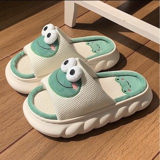 Dép ếch xanh XIXITIAO phong cách ulzzang Dép đi trong trong siêu mềm siêu êm