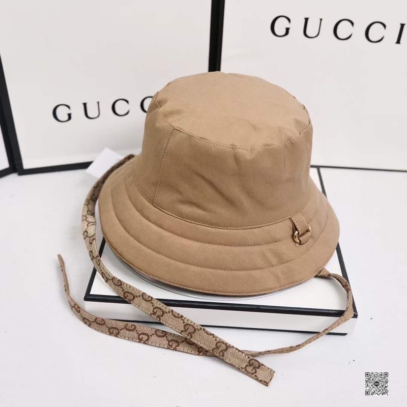 Mũ bucket gucci 2 dây quai dài kim anh bùi