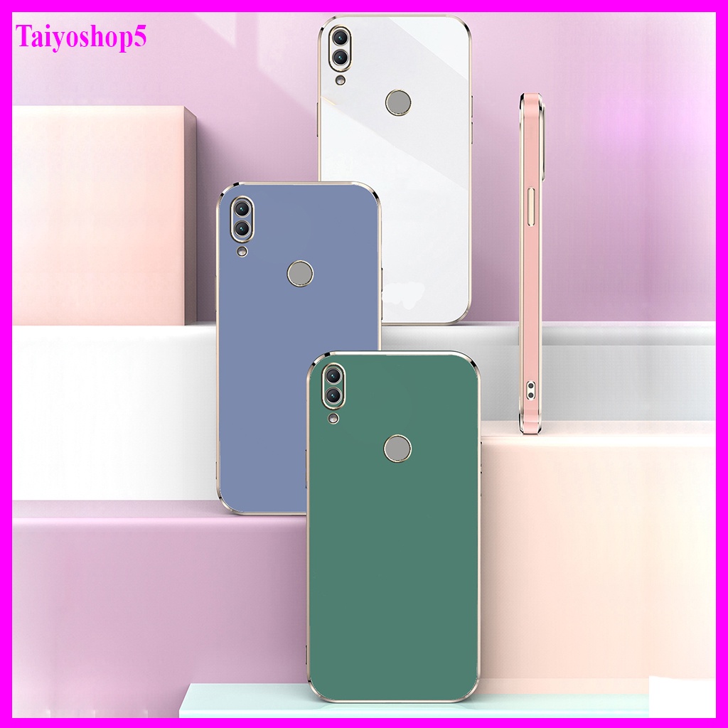 "Ốp lưng Xiaomi Redmi Note 7 Cạnh vuông" _Mạ màu viền_Vát Cạnh_Màu sắc sang trọng ,Loại Tốt ,Ôm sát máyTaiyoshop5