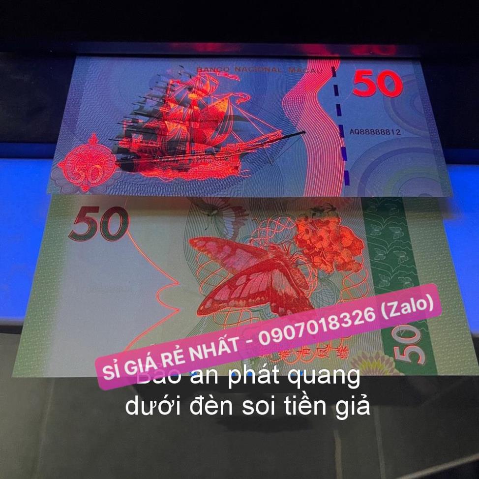 Tờ Tiền Kỉ Niệm Thuận Buồm Xuôi Gió Của Macao, Có Bảo An Siêu Đẹp - Phong Thủy May Mắn