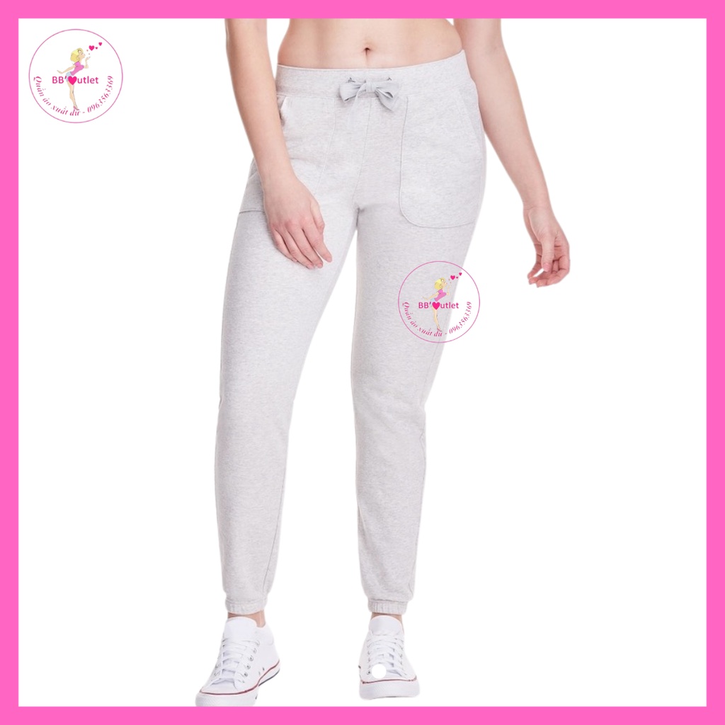 Quần nỉ Hanes cotton nhung da cá cho nam và nữ có bigsize