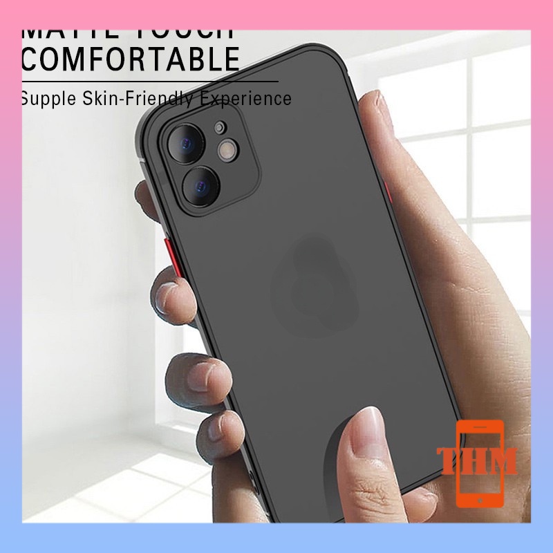 Ốp Điện Thoại Nhám Trong Suốt Cho iphone 6/6plus/6s/6splus/7/7plus/8/8plus/x/xr/xs/11/12/13/pro/max/plus/promax-011