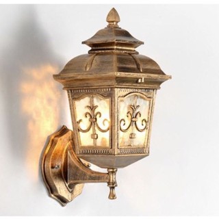 (Tặng Kèm Bóng) Đèn Treo Tường Tân Cổ Điển, Đèn Gắn Cột Nhà Cột Cổng Trang Trí Ngoại Thất Cầu Thanh Hành Lang