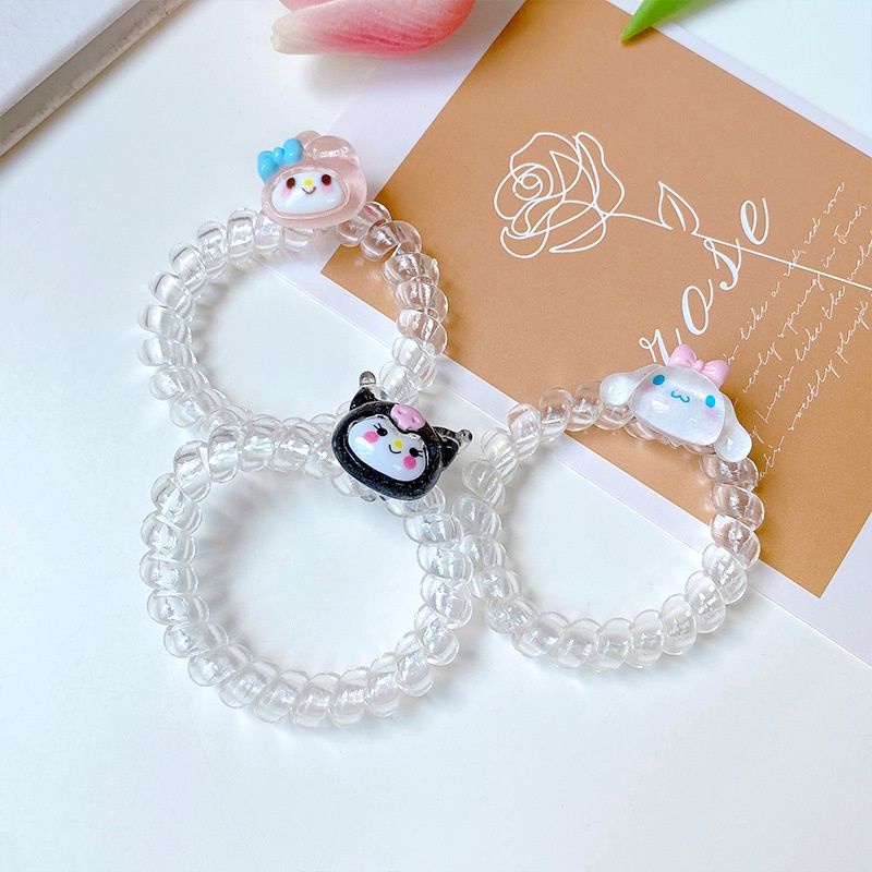 Dây cột tóc lò xo xoắn nhân vật hoạt hình Sanrio