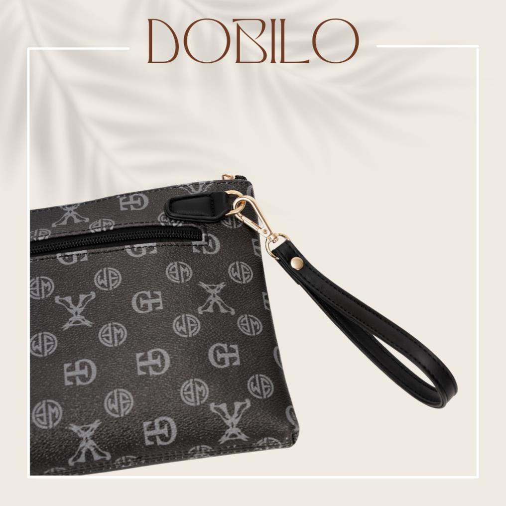 Ví Da Nam Clutch DOBILO Thời Trang Phong Cách Hàn Quốc BG09