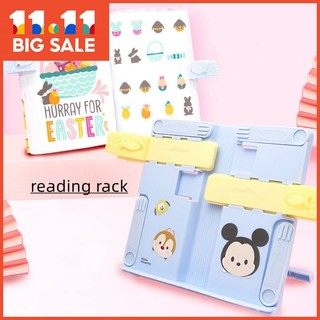 Student Reading Rack Foldable Children's Reading Rack Portable Clip Bookshelf Book Holder Student Reading Shelf