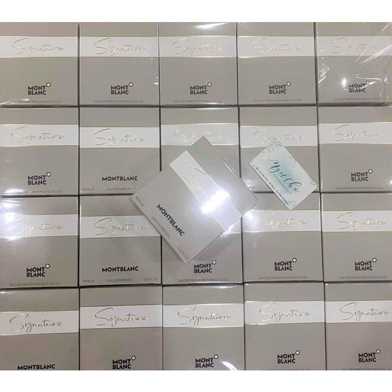 Nước hoa nữ Montblanc Signature EDP chính hãng có sẵn mùi sữa dừa, phấn
