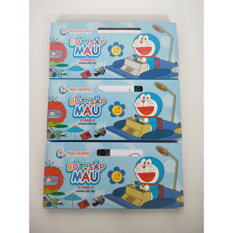 Bút Sáp Màu Ánh Dương 18 Màu