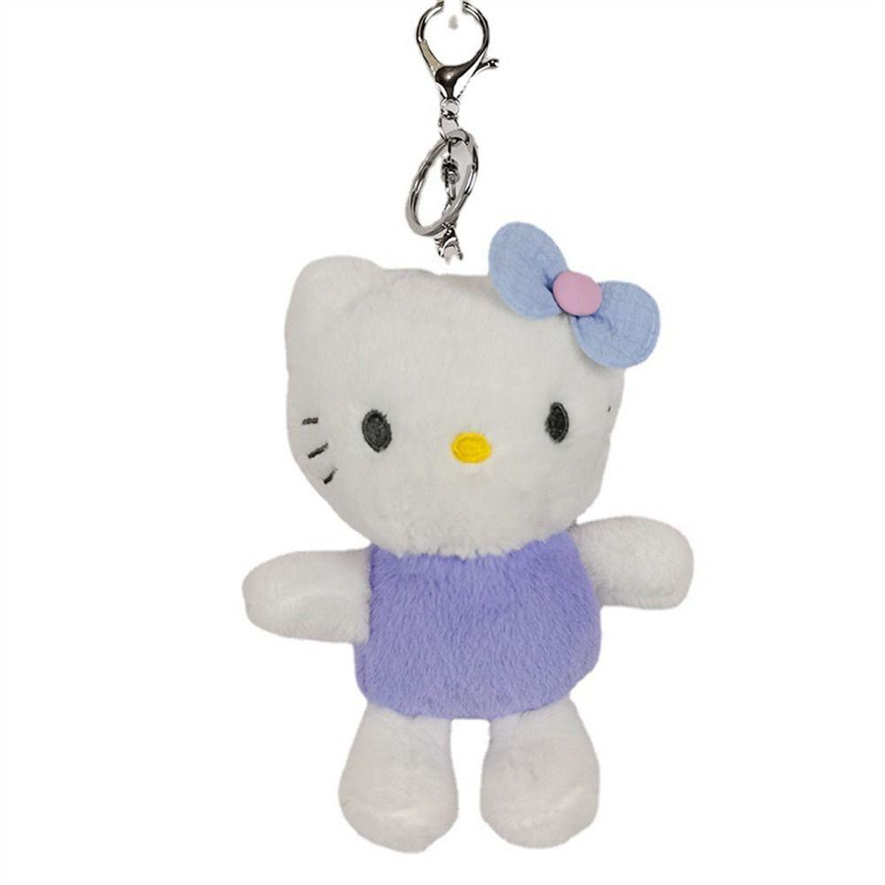 Móc Khóa Hình Búp Bê Hoạt Hình Hello Kitty REBUY1 Nhồi Bông Đáng Yêu