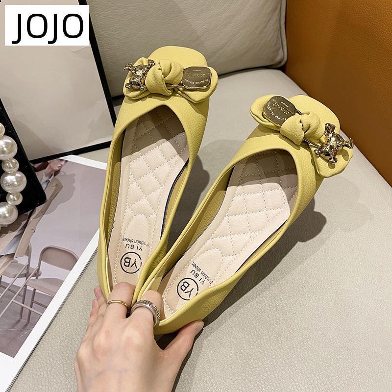 Giày Búp Bê Mũi Vuông Phong Cách Mới Cho Nữ