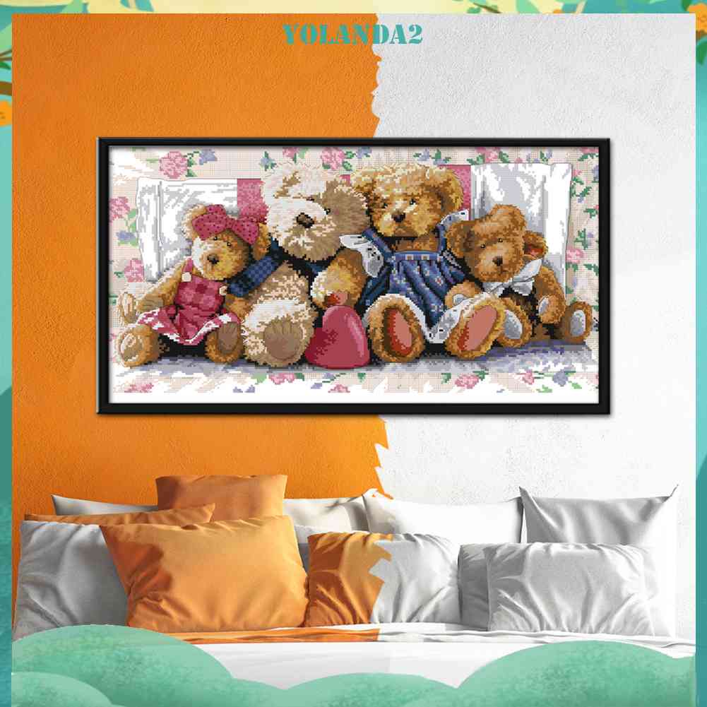 Tranh Thêu Chữ Thập 14CT Họa Tiết Hoạt Hình