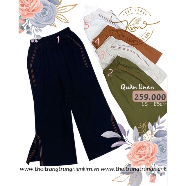 Quần linen freesize