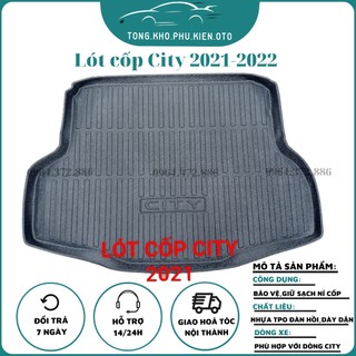 Lót cốp nhựa dẻo xe Honda City 2021 - 2022