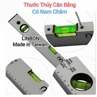 Thước thuỷ cân bằng có nam châm, thước nivo nhôm cân bằng linbon