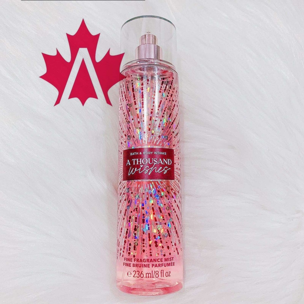 Xịt thơm toàn thân A Thousand Wishes-Bath & Body Works (236ml)