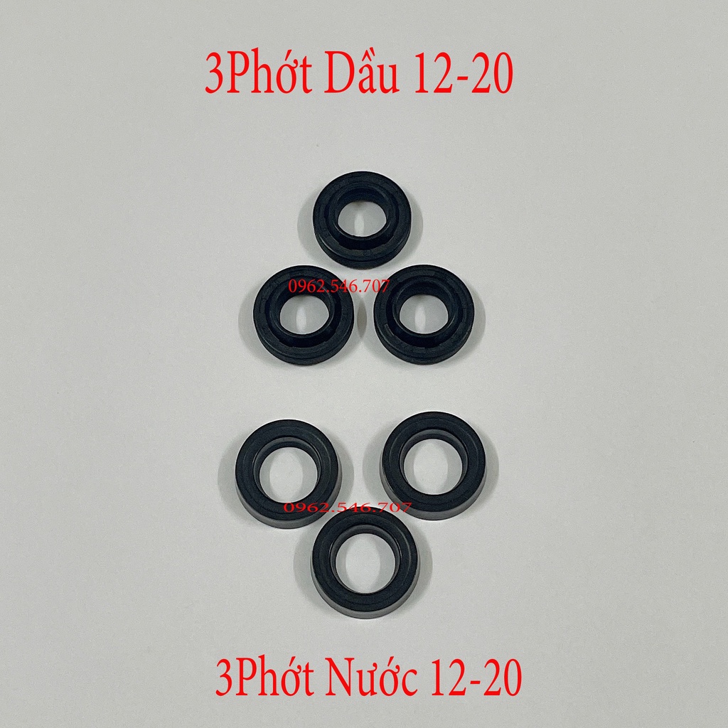 BỘ 6 GIOĂNG PHỚT CỦA MÁY BƠM RỬA XE CAO ÁP MINI - PHỤ KIỆN MÁY RỬA XE