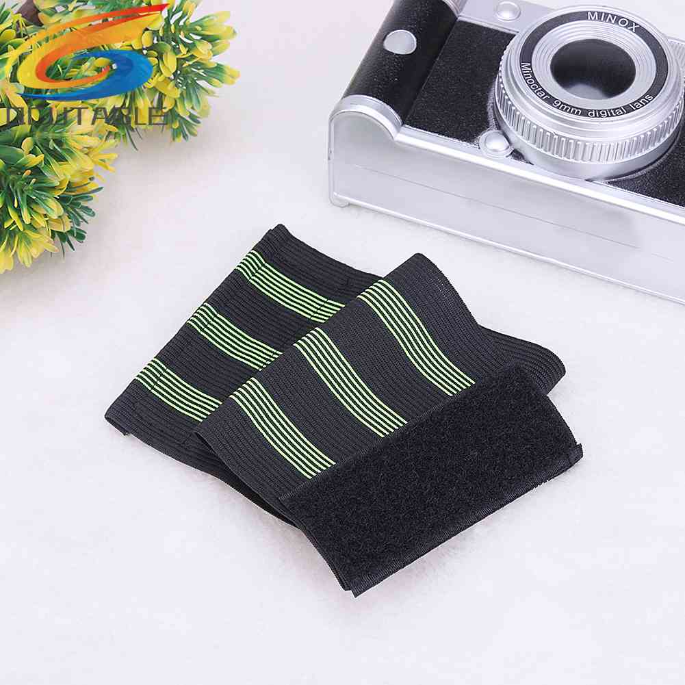 1 Cặp Dây Đai Phản Quang Co Giãn Đeo Cổ Tay / Mắt Cá Chân Khi Đạp Xe