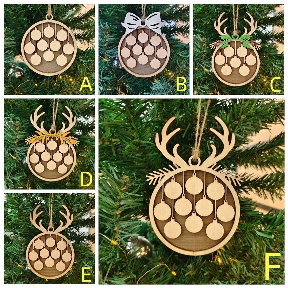 KUNHEV Phụ Kiện Trang Trí Cây Thông Giáng Sinh Hình Tuần Lộc Dễ Thương Xinh Xắn