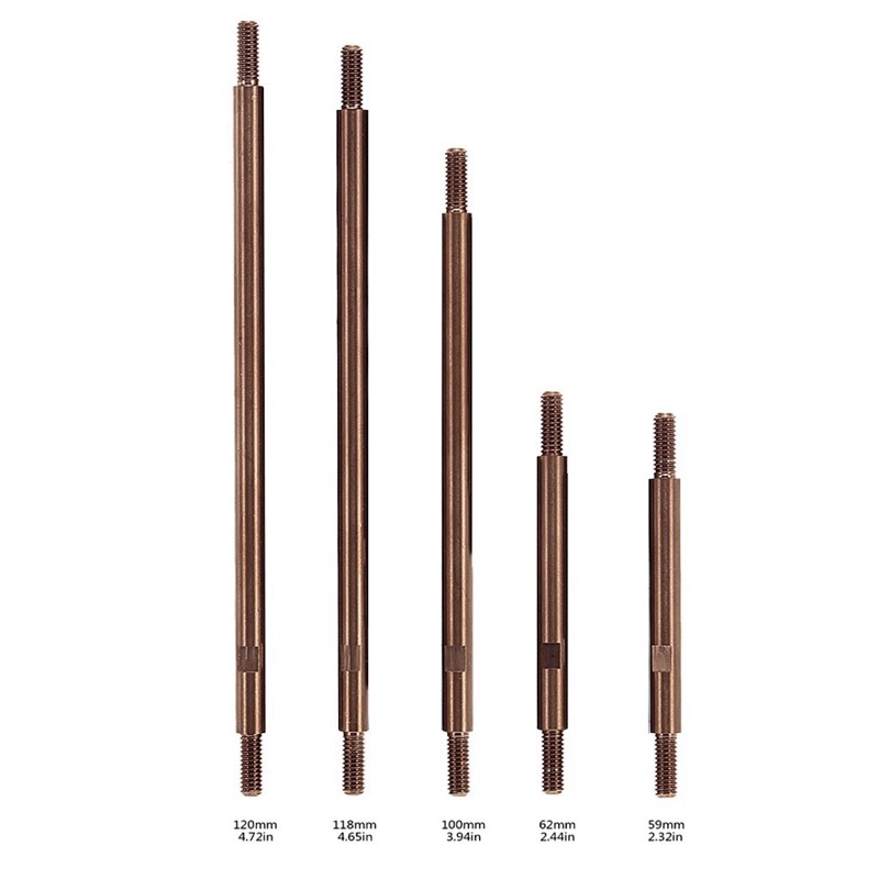 Bộ 10 tay link 313mm 324mm kim loại chất lượng cao TRX4 SCX10 SCX10iii