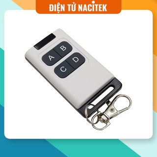 Remote mã cố định 4 kênh abcd rf 315/433mhz , sang trọng , phím bấm êm