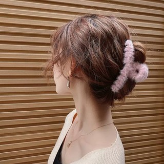 Kẹp tóc càng cua phối lông Hàn Quốc nữ đẹp