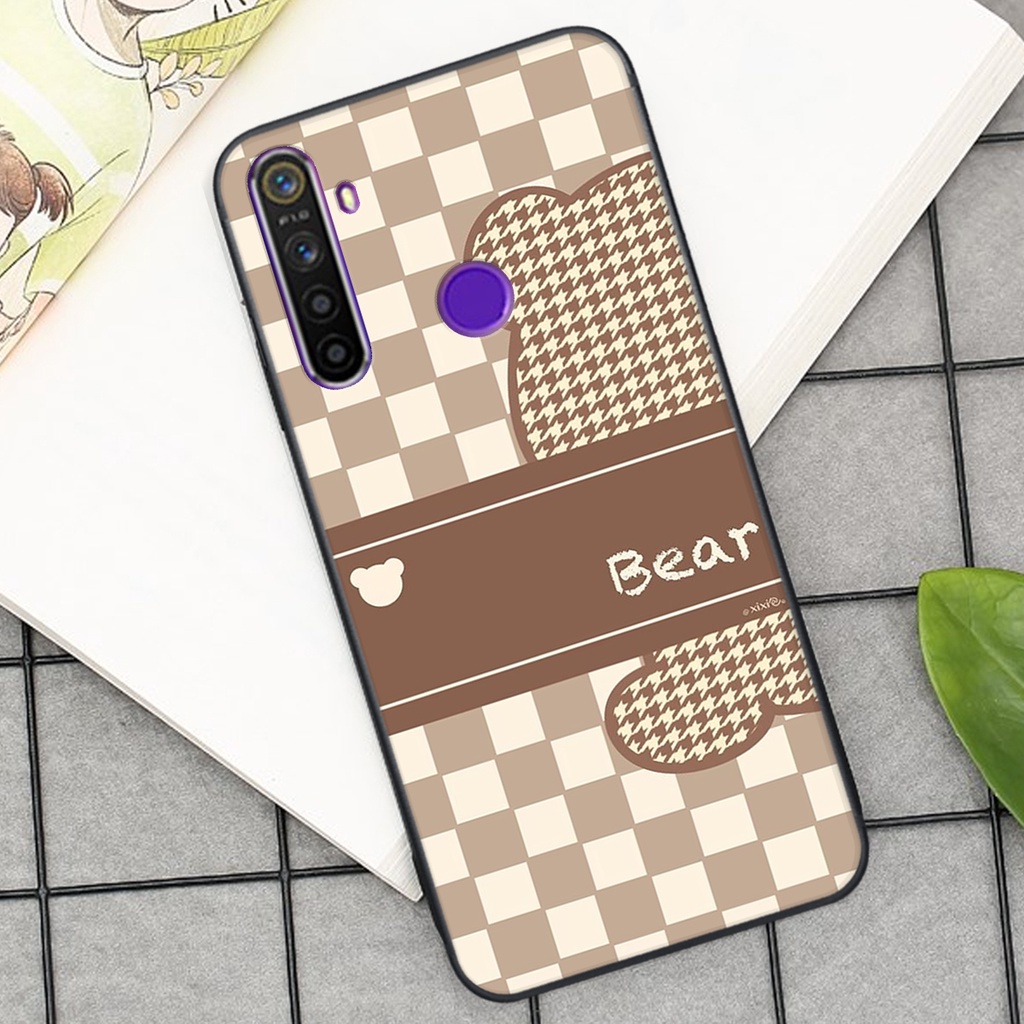 Ốp lưng Realme 3/ 5/5i / 6i / C3 in hình tim, kẻ vuông mẫu mới CỰC XINH