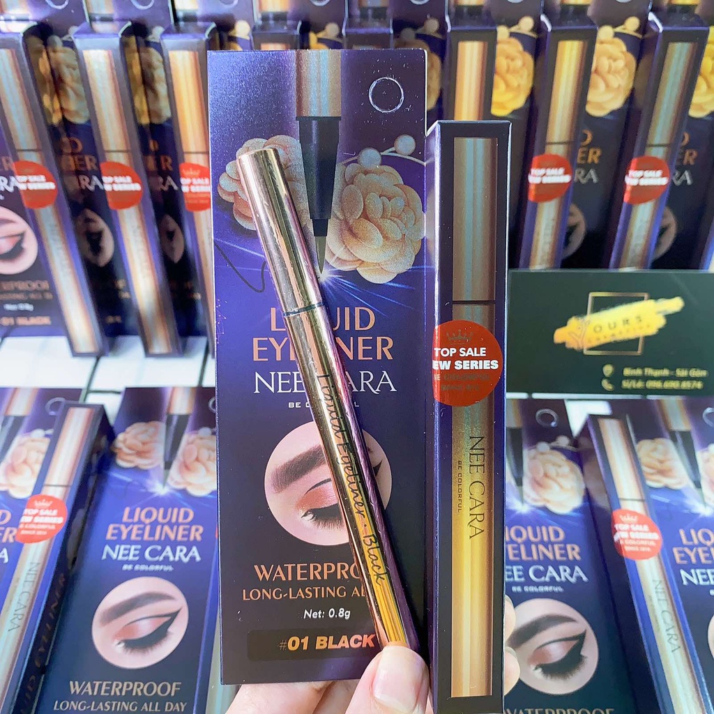 Bút Kẻ Mắt Nước Nee Cara Liquid Eyeliner N450 - Kẻ Dạ Nee Cara Không Lem Không Trôi