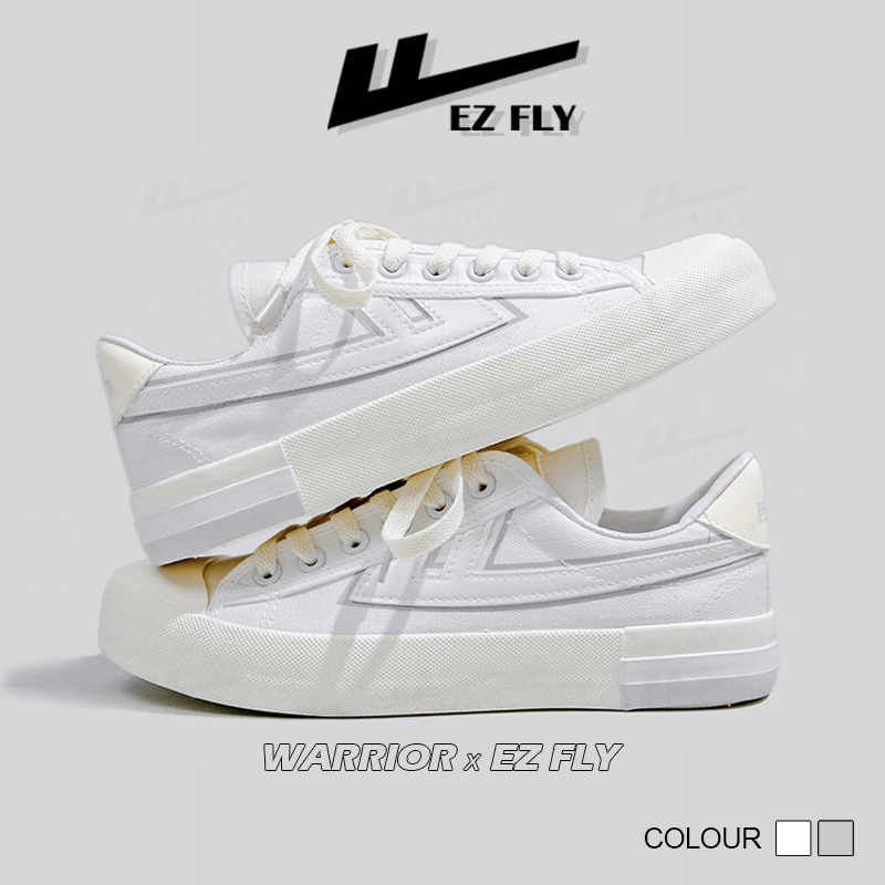 Giày thể thao nữ đế bằng thời trang WARRIOR-01 , Giày sneaker nữ cao cấp chống trơn trượt mã WAR01-1