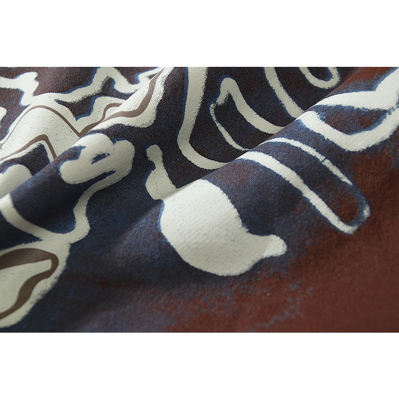 Áo Hoodie In Hình Đầu Lâu TRAVIS SCOTT Cactus Jack x Fragiment KAWS Phong Cách Đường Phố