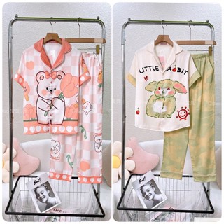 Đồ bộ vải lụa latin cao cấp BOO BOO nhiều mẫu cute mới