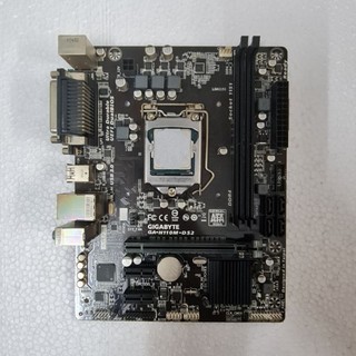 Combo main giga h110 ds2 + cpu intel g4600/g4560