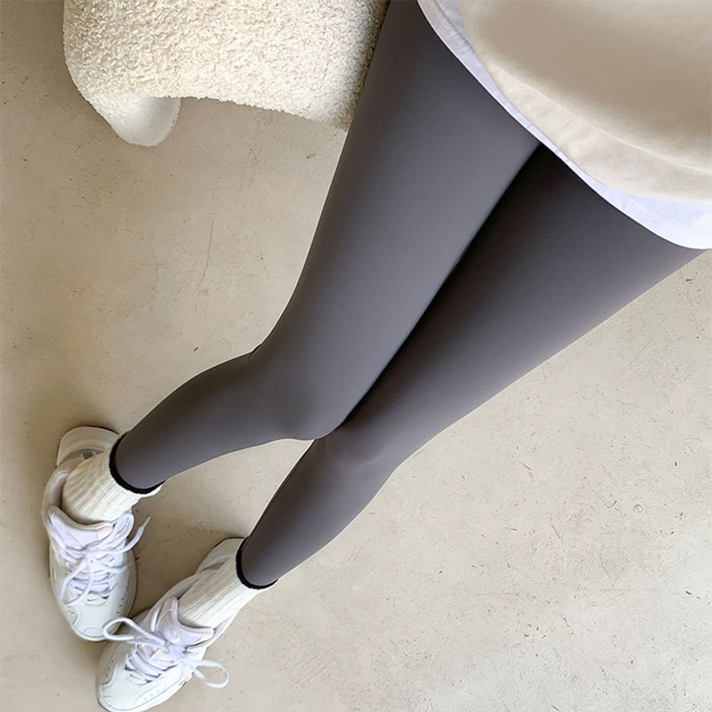 Quần Legging Tập Yoga Bằng Nhung Dày Dặn Thời Trang Xuân Thu Cho Nữ