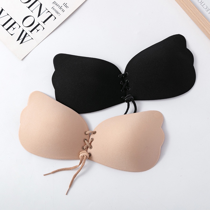 Áo dán ngực dây rút nâng ngực tạo khe , Miếng dán ngực cánh tiên siêu dính thiết kế thời trang mã PK-A04