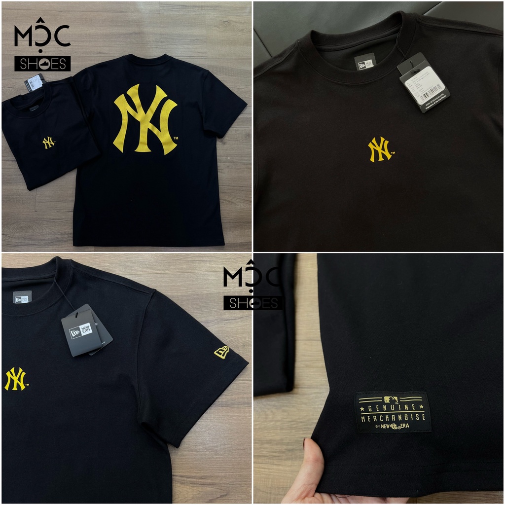 [CHÍNH HÃNG] Áo Thun New Era - New York (Basic - GOLD) *Đen* - Code: 12119416