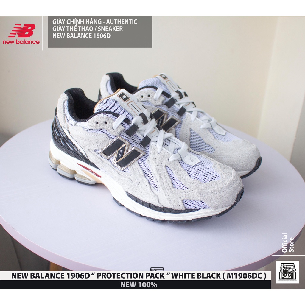 😘  Giày New Balance 1906D " Protection Pack " WHITE BLACK  - AUTHENTIC 100%