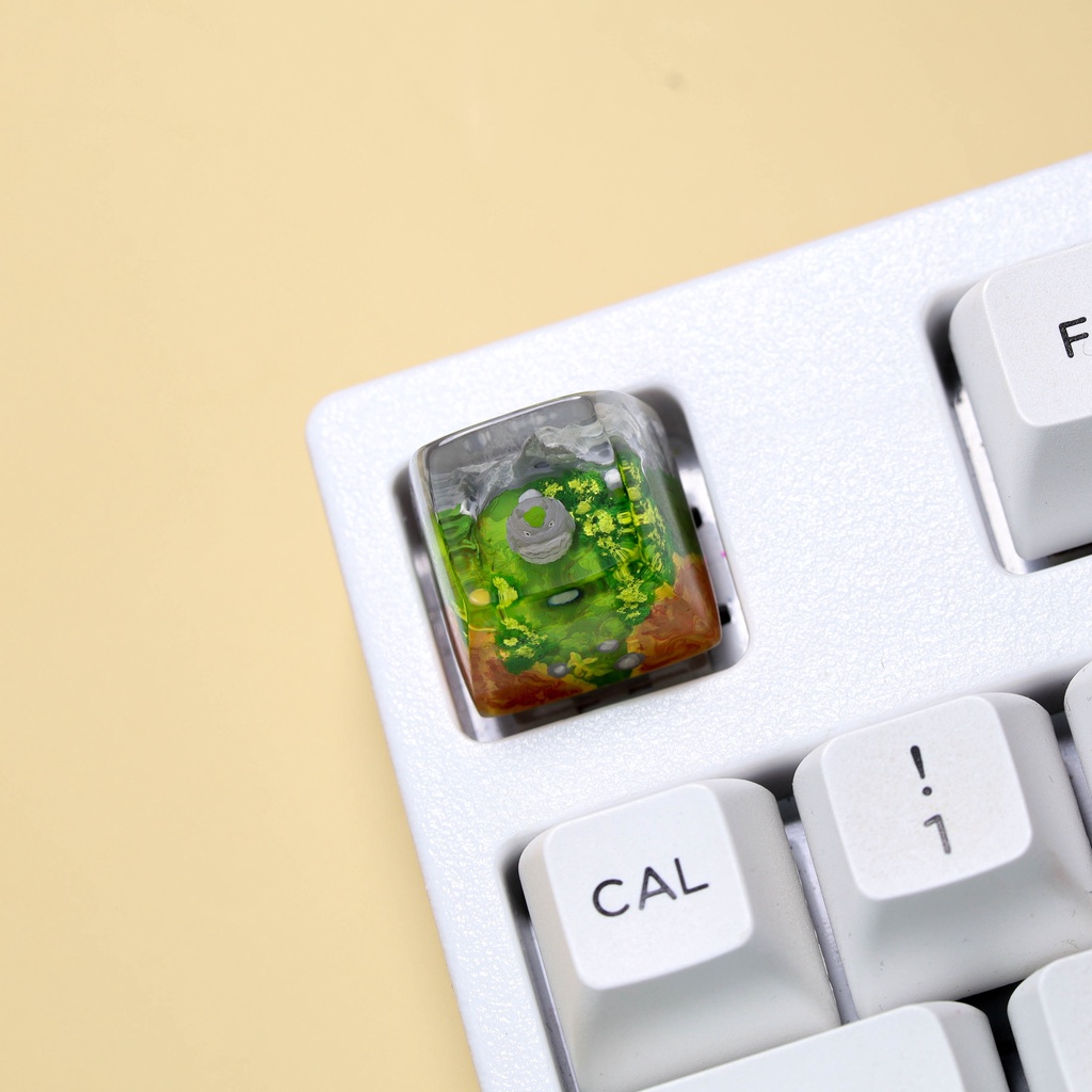 Keycap Totoro, Nút bàn phím lẻ totoro phù hợp cho bàn phím cơ tiêu chuẩn, keycap artisan, SA profile
