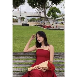 ĐẦM MIDI TRƠN 2 DÂY ĐỎ TẾT VÀ NOEL