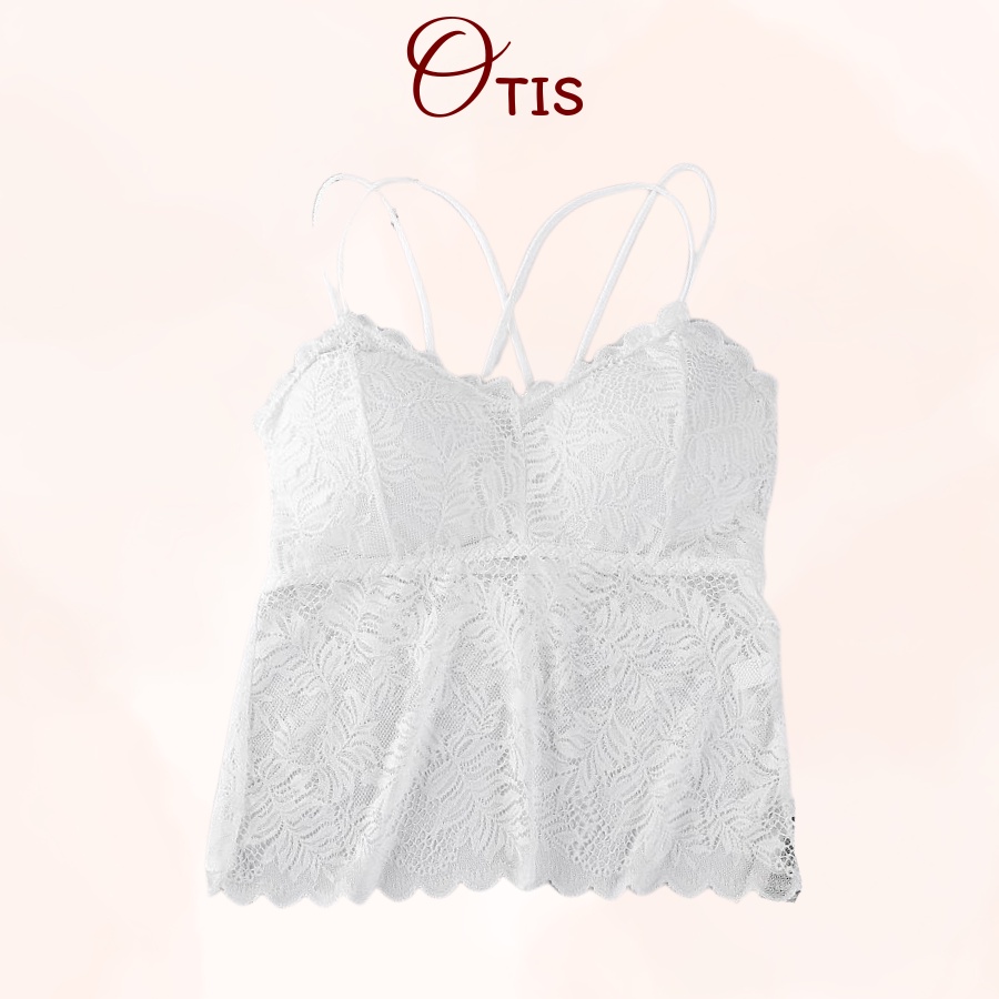 Áo Ngực Bra Phối Dây Quyến Rũ Chất Ren Mềm Mại Thoáng Mát OTIS 3134
