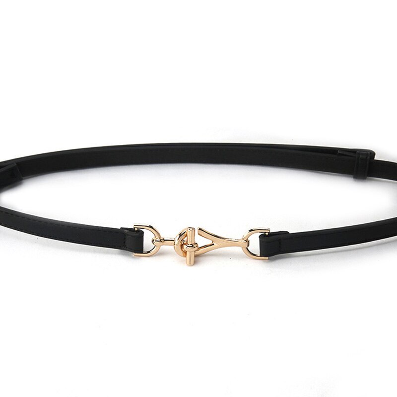 Thắt Lưng Da PU Mỏng Điều Chỉnh Được Phong Cách Hàn Quốc Cá Tính Cho Nữ