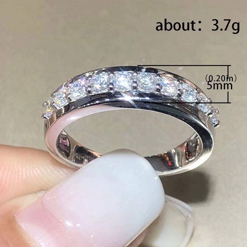 Nhẫn Đính Đá Zircon Hình Vuông Có Thể Điều Chỉnh Kích Cỡ Thời Trang Phong Cách Hàn Quốc Cho Nữ
