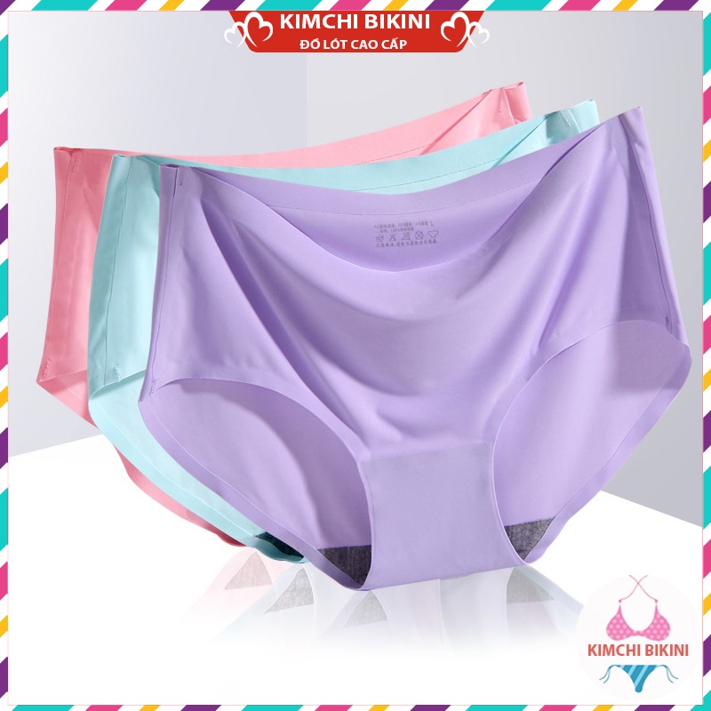 Quần silit nữ su đúc thun lạnh không đường may cao cấp KIMCHIBIKINI quần xì nữ đáy kháng khuẩn mềm mại QL025