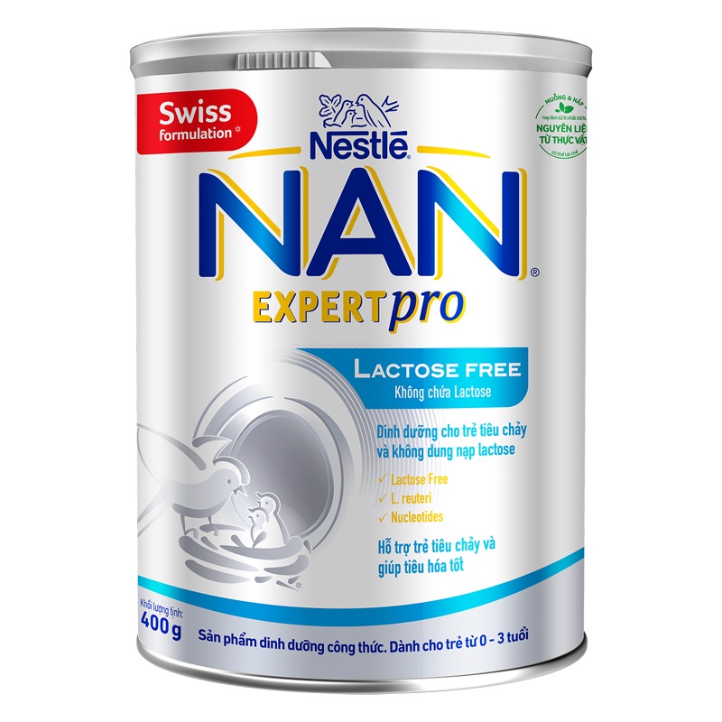 [HSD T5-2024] Sữa Bột Nestle Nan EXPERT Pro Lactose Free 400g.