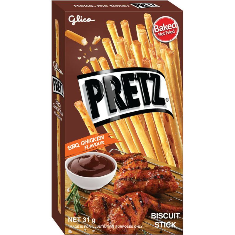 Bánh Snack Que Nướng Giòn GLICO PRETZ 31g