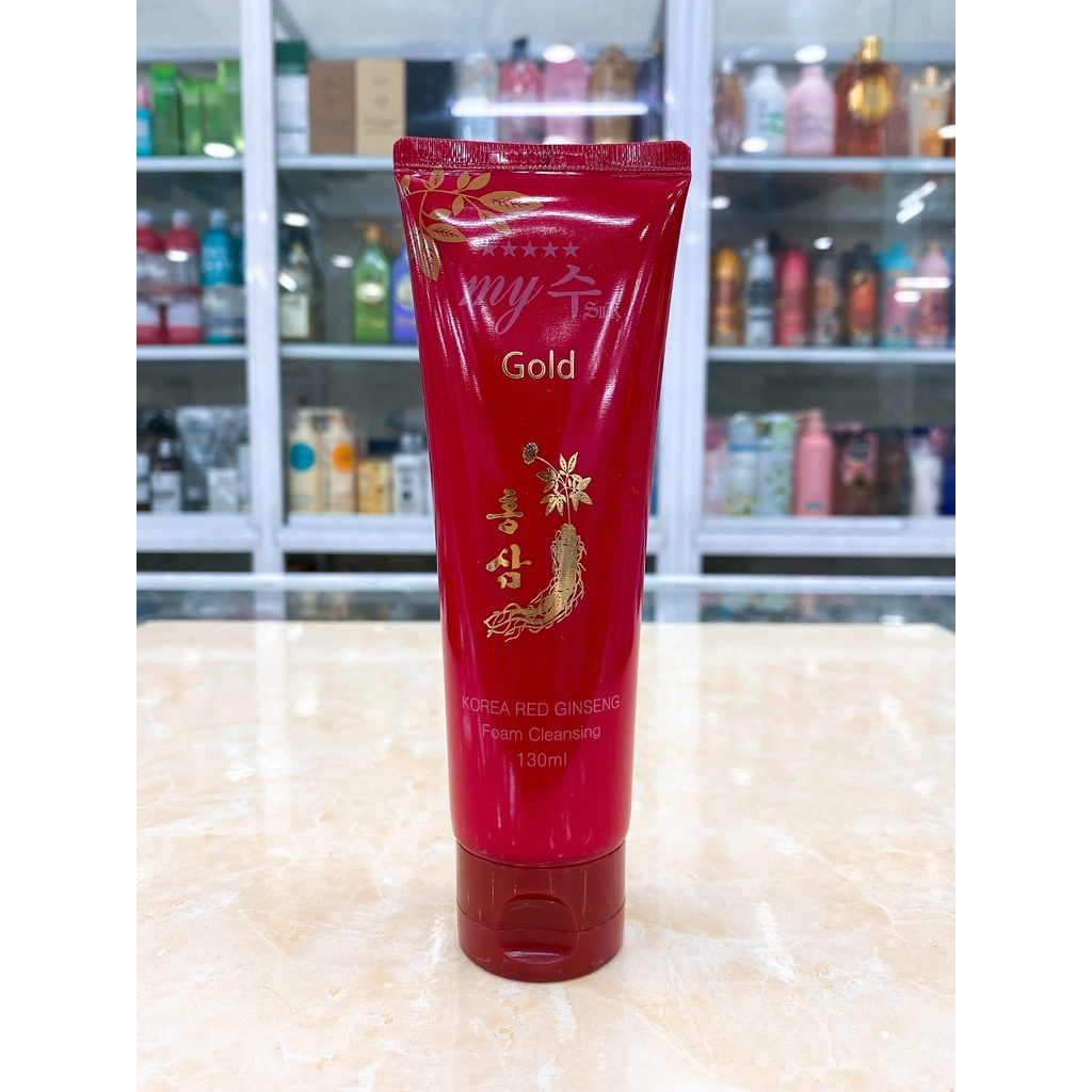 Sữa Rửa Mặt Hồng Sâm Đỏ My Gold Hàn Quốc 130ml
